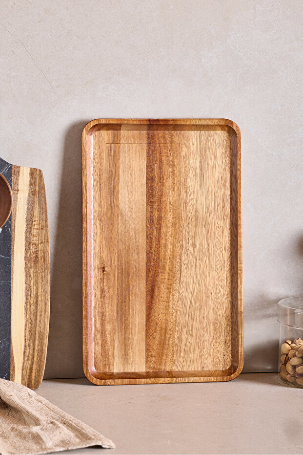 Acacia Rectangular Tray 34X21 cm - 2