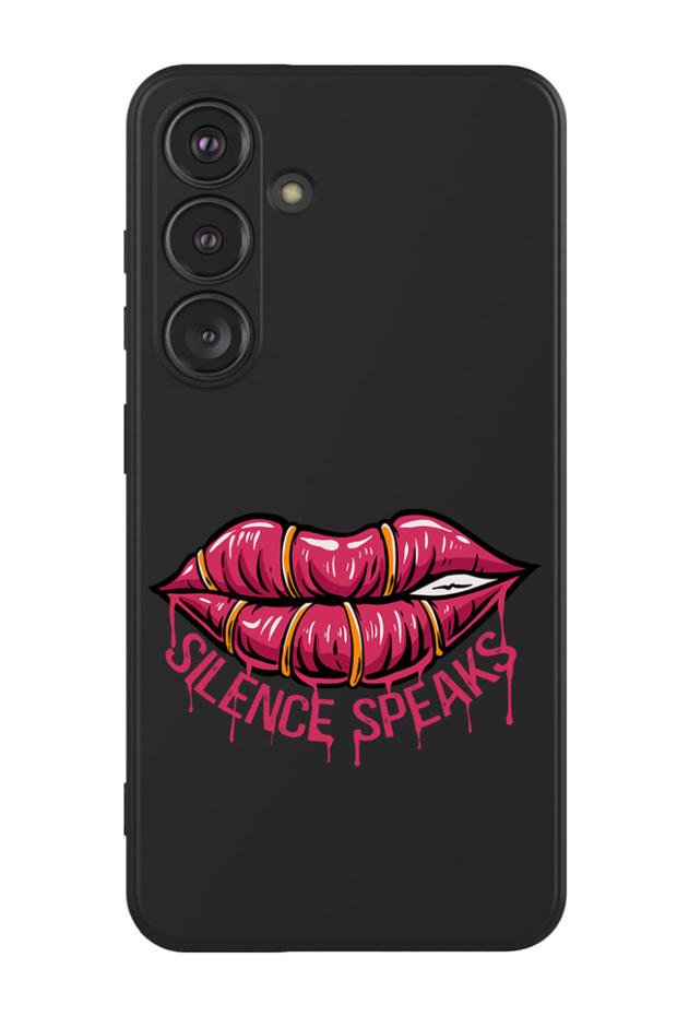 Protective Liquid Silicone Shockproof Case For Samsung Galaxy S24 Plus (Black) - Silence Speaks