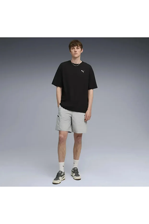 PUMATECH Woven Shorts "8 Gri Erkek Şort - 3