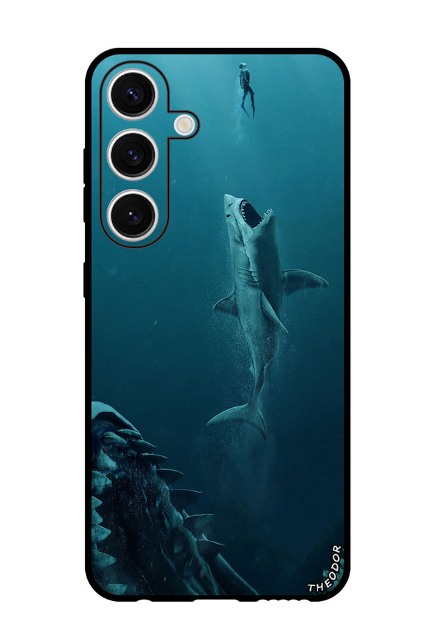 Protective Case Anti Scratch Shock Proof Bumper Cover For Samsung Galaxy S24 Plus shark & men