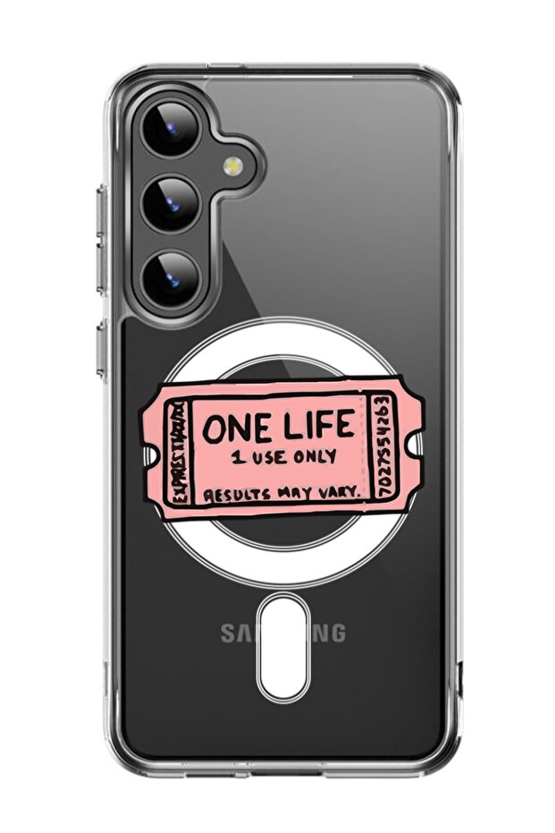 Case for Samsung Galaxy S24 6.2-inch Compatible with MagSafe, Shockproof Phone Bumper Cover One life