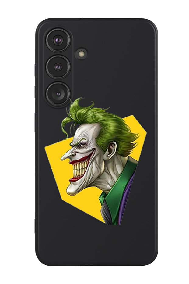 Protective Liquid Silicone Shockproof Case For Samsung Galaxy S24 Plus (Black) - Joker face
