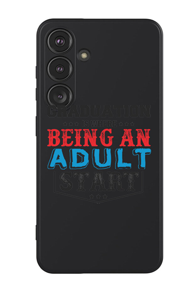 Protective Liquid Silicone Shockproof Case For Samsung Galaxy S24 Plus (Black) - Graduation black