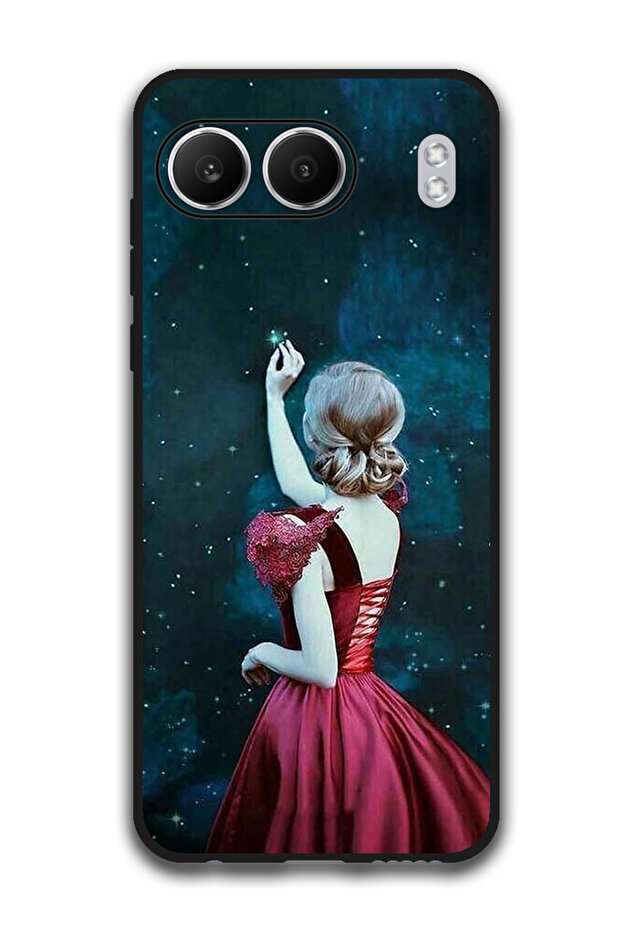 Protective Case Anti Scratch Shock Proof Bumper Cover For OnePlus Nord 4 Girl Touching Star