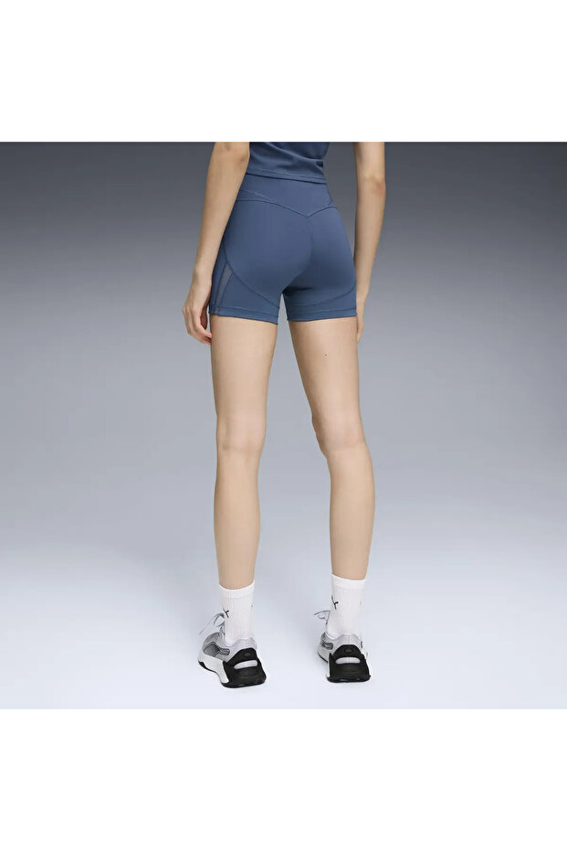 W SHAPE SHORT TIGHT 4" Mavi Kadın Şort Tayt - 2