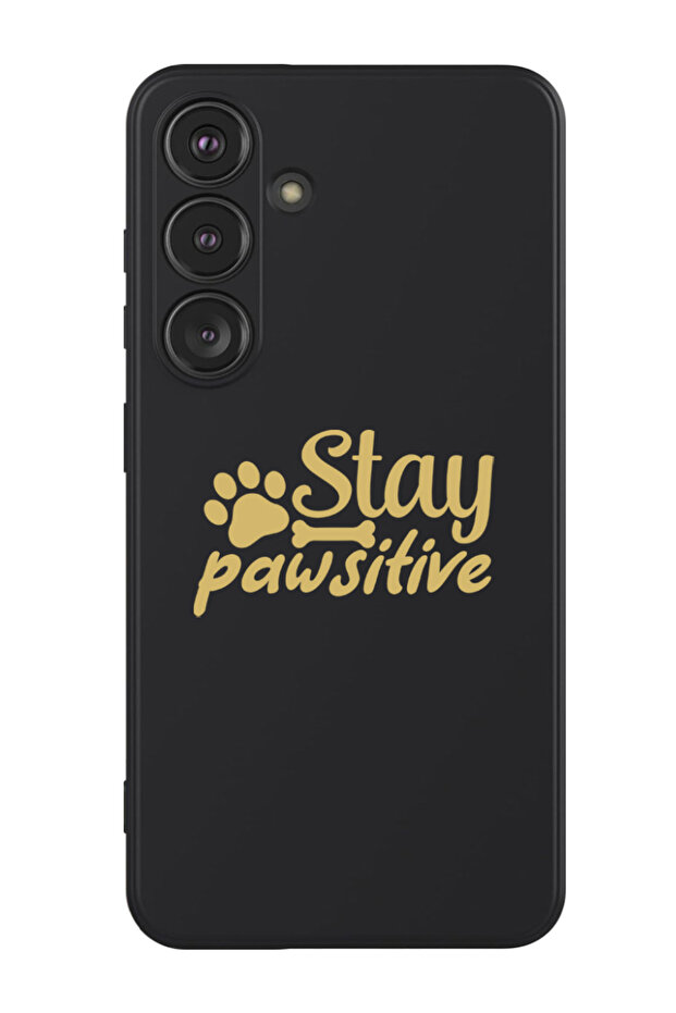 Protective Liquid Silicone Shockproof Case For Samsung Galaxy S24 Plus (Black) - Stay pawsitive