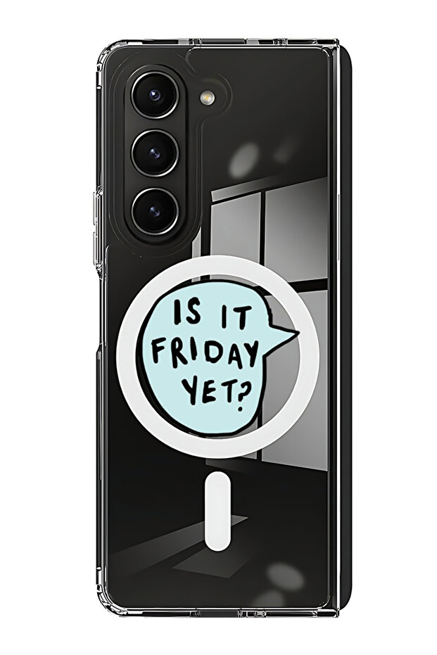 Case for Samsung Galaxy Z Fold 5 Compatible with MagSafe, Shockproof Phone Bumper Cover Friday Yet