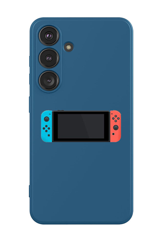 Protective Liquid Silicone Shockproof Case For Samsung Galaxy S24 Plus (Blue) - Nintendo