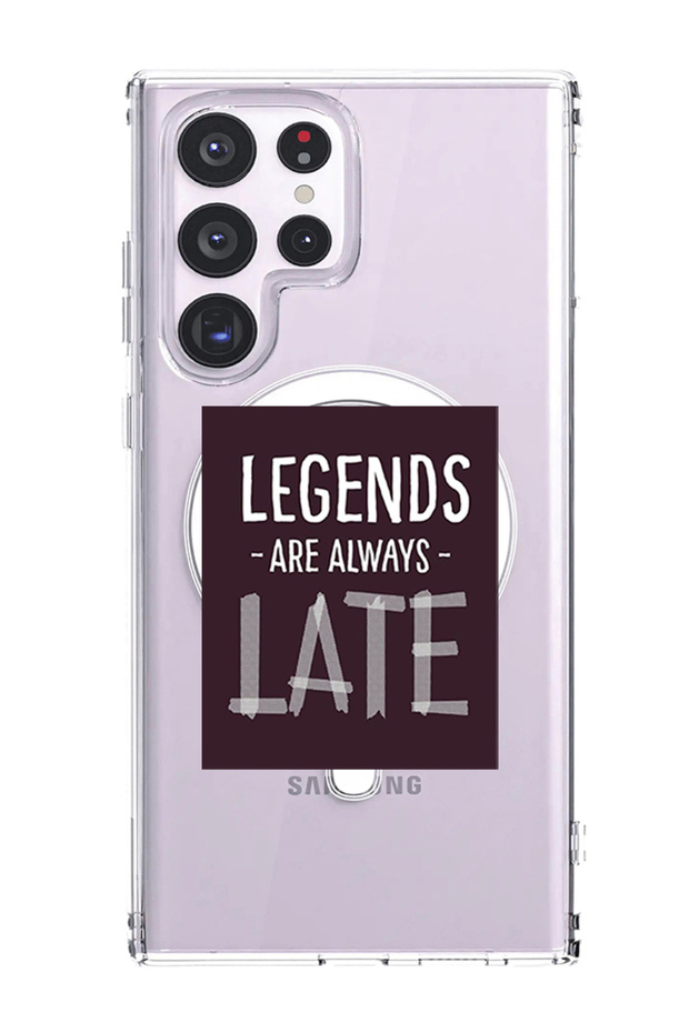 Case for Samsung Galaxy S23 Ultra Compatible with MagSafe, Shockproof Cover legends are always