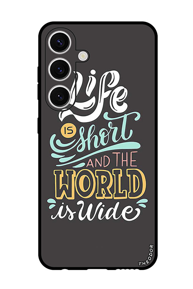 Protective Case Anti Scratch Shock Proof Bumper Cover For Samsung Galaxy S24 Plus Life Is Short