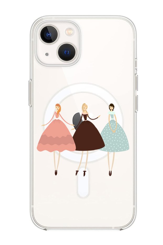 Case for iPhone 14 6.1-inch Compatible with MagSafe, Shockproof Phone Bumper Cover Pretty Girls