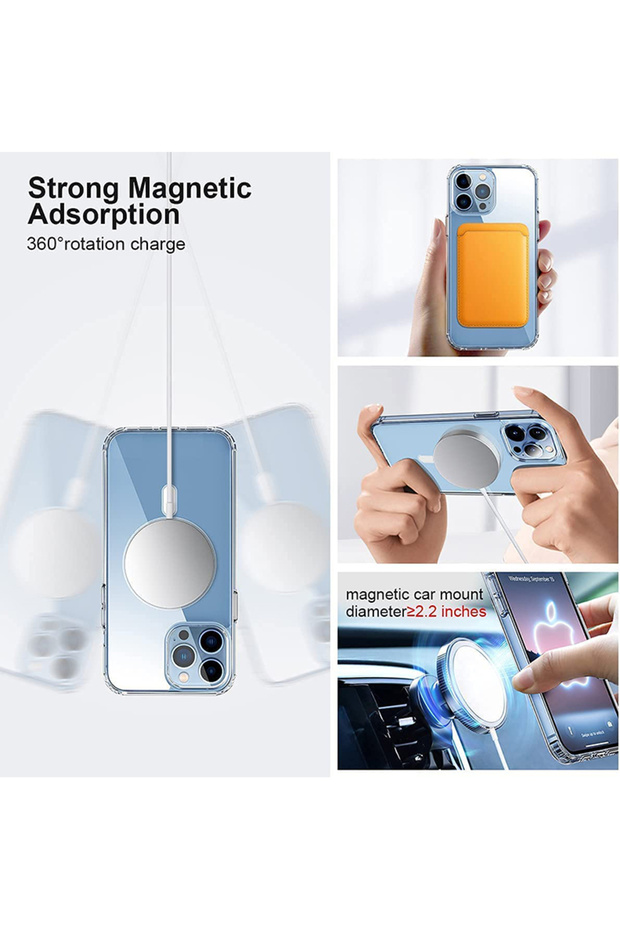 غلاف لهاتف iPhone 14 Pro متوافق مع MagSafe، جراب مقاوم للصدمات لا تتعجل في العملية - 3