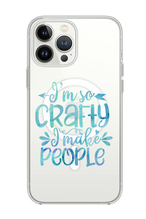 Case for iPhone 14 Pro Max Compatible with MagSafe, Shockproof Cover crafty i make people
