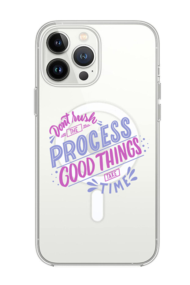 غلاف لهاتف iPhone 14 Pro متوافق مع MagSafe، جراب مقاوم للصدمات لا تتعجل في العملية - 1