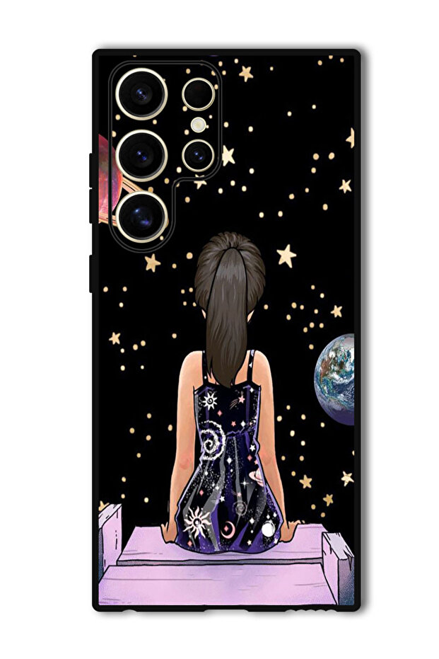 Protective Case For Samsung Galaxy S24 Ultra Girl Watching Star