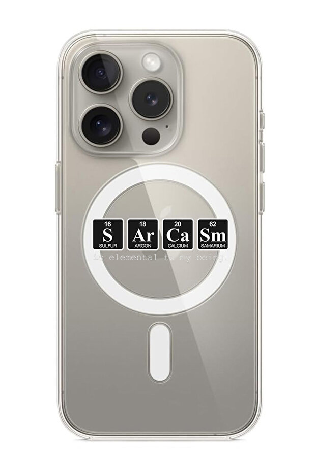 Case for iPhone 15 Pro Max Compatible with MagSafe, Shockproof Phone Bumper Cover Sarcasm copy