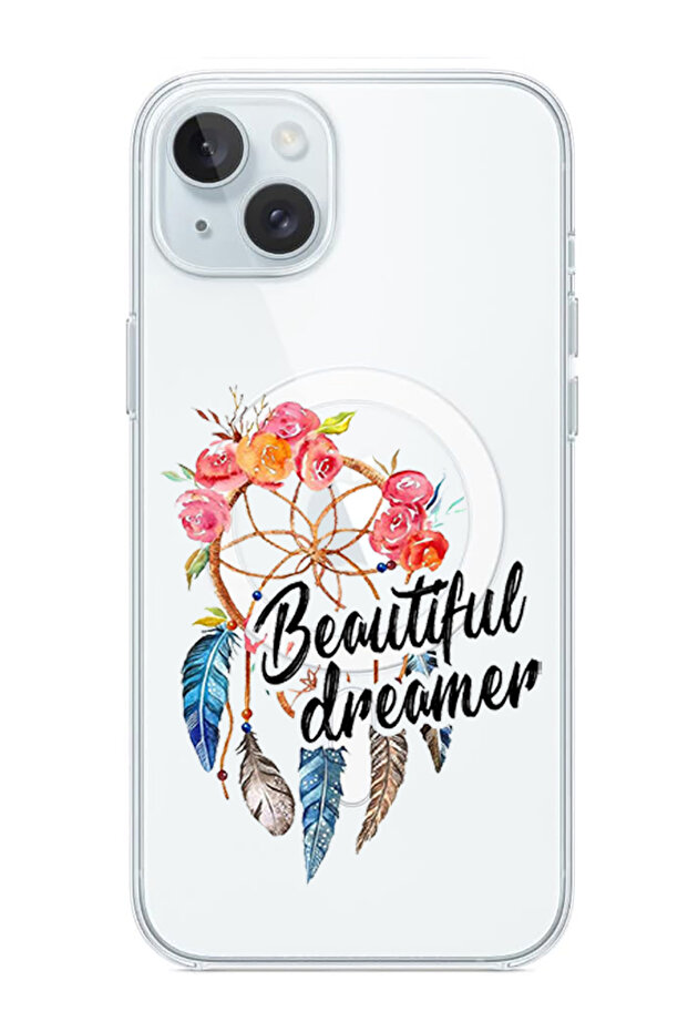 Case for iPhone 15 Plus Compatible with MagSafe, Shockproof Bumper Case Beautiful Dreamer