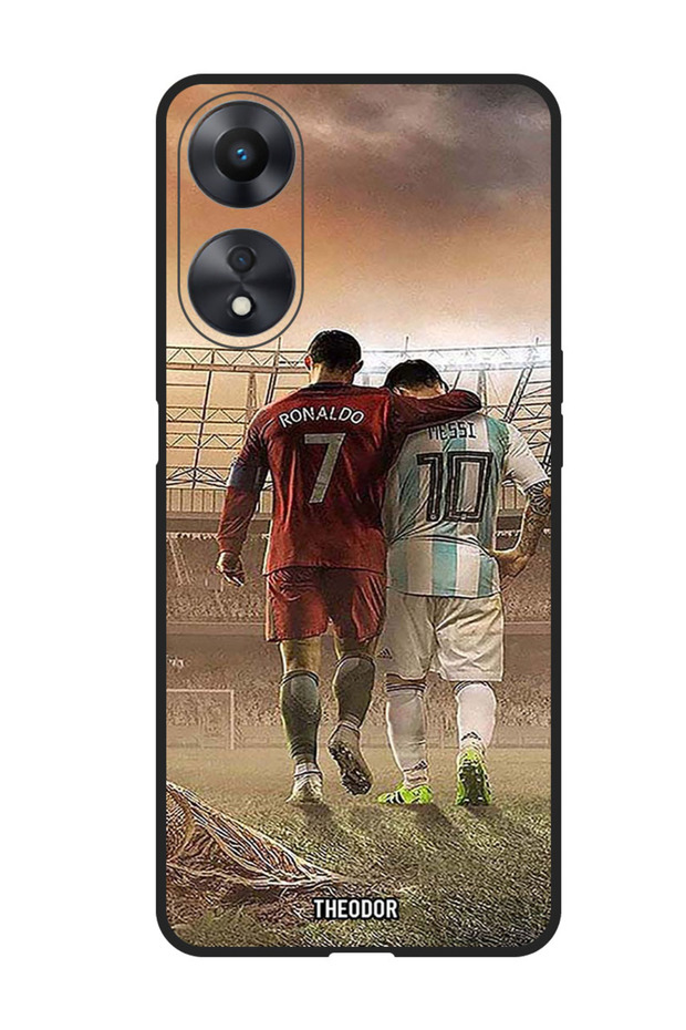 Protective Case Anti Scratch Shock Proof Bumper Cover For Oppo F23 5G Ronaldo Messi