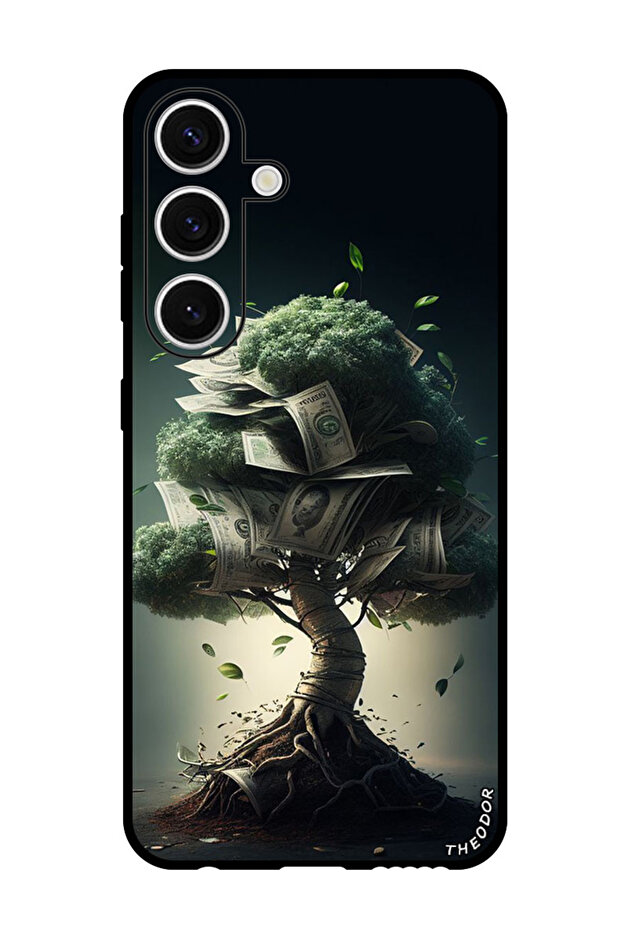 Protective Case Anti Scratch Shock Proof Bumper Cover For Samsung Galaxy S24 Plus Money Plant