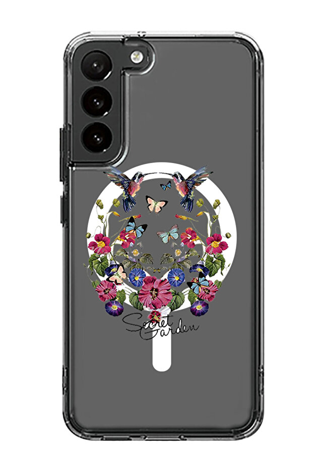 Case for Samsung Galaxy S23 6.1-inch Compatible with MagSafe, Shockproof Bumper Case Secret Garden
