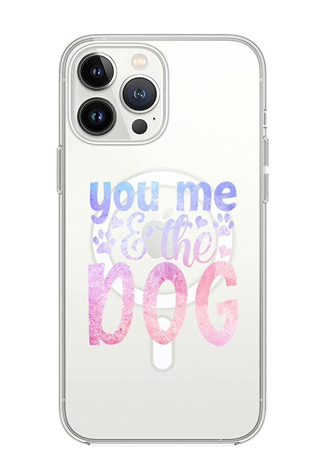 Case for iPhone 13 Pro Max Compatible with MagSafe, Shockproof Bumper Case You me & the dog