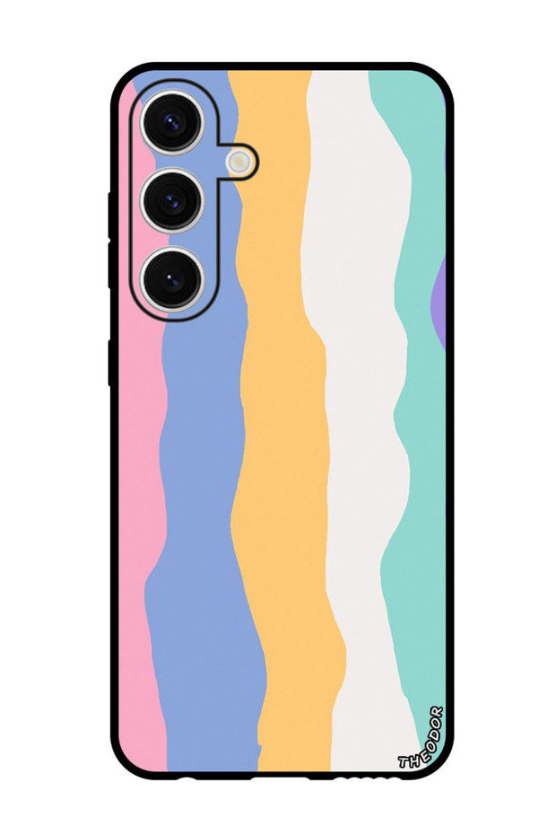 Protective Case Anti Scratch Shock Proof Bumper Cover For Samsung Galaxy S24 Plus Colourful stripes