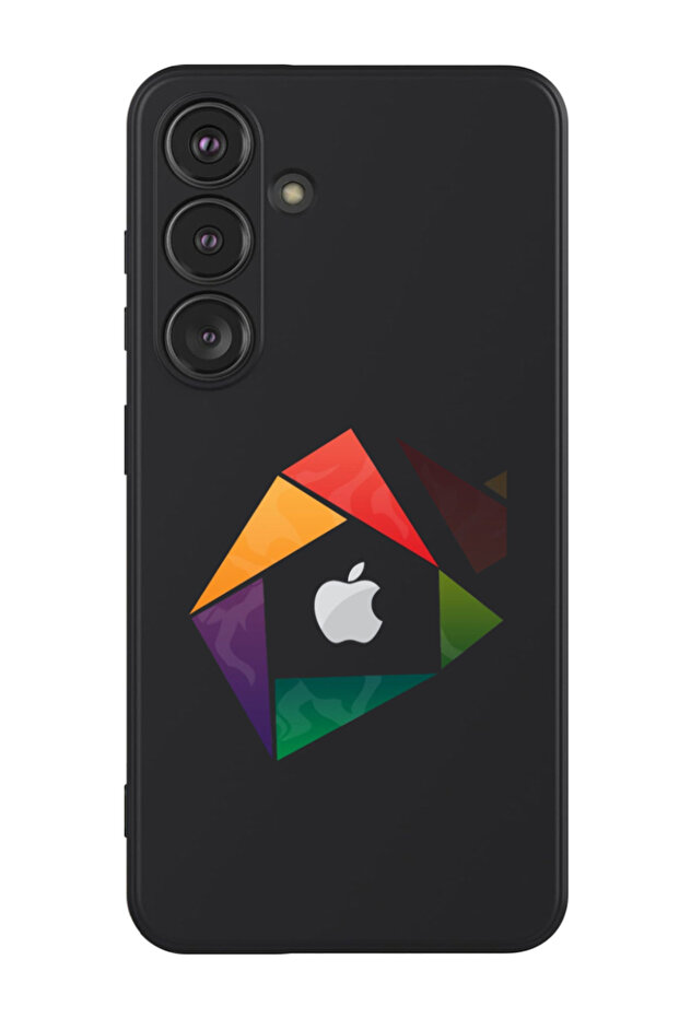 Protective Liquid Silicone Shockproof Case For Samsung Galaxy S24 Plus (Black) - apple-triangle-logo