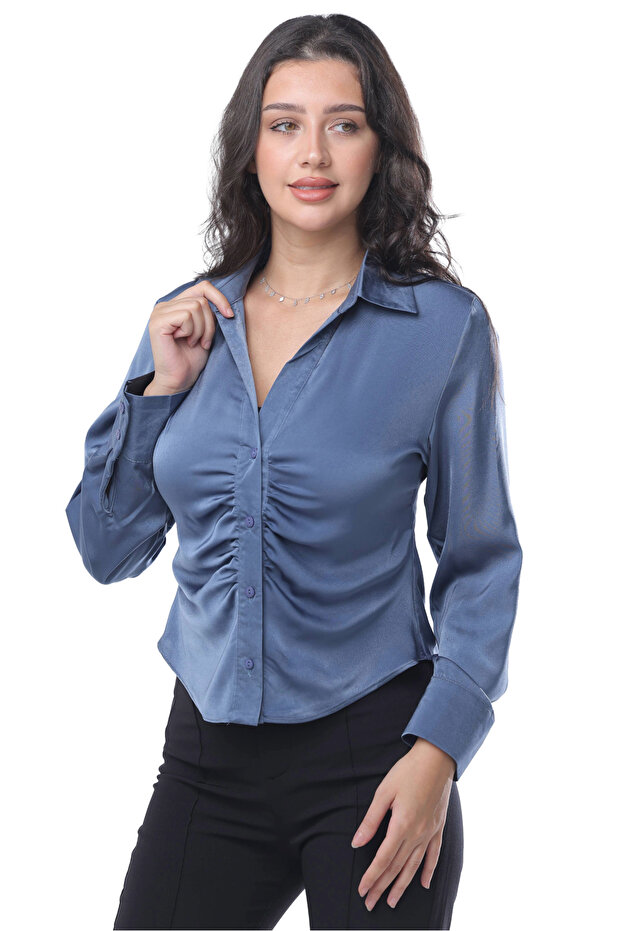 Satin Touch Blouse - 6