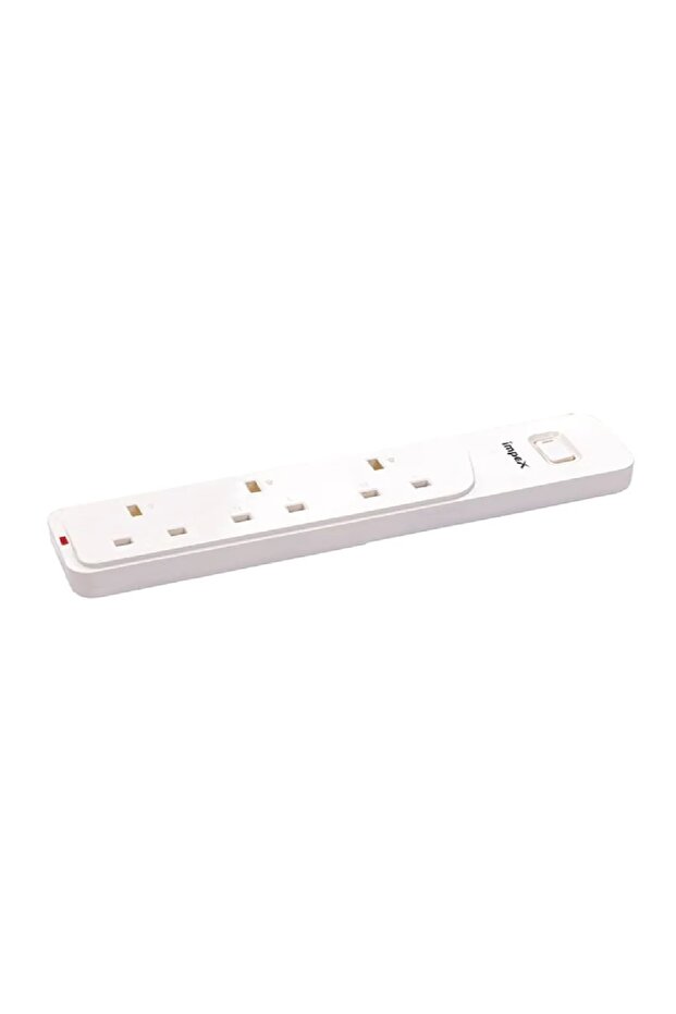 3m White Power Strip with Sockets PS 7402.Ampex