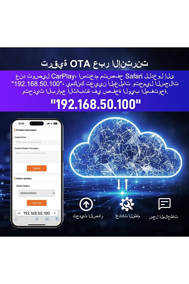 Mini 5B Pro,Upgrade Version,2--1 Mini Size Wireless Carplay & Android Auto Adapter,Convert Wired - 7