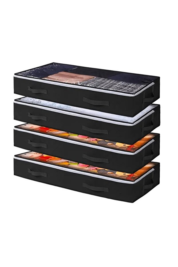 Set of 4 under Base Black Bags 100X50X15