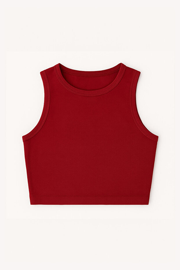 %100 PAMUK FİTİLLİ BASIC ÖRME ATLET - 1