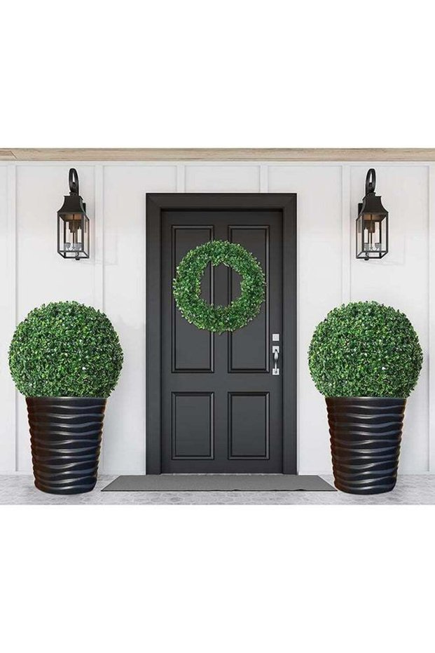 Artificial Topiary Grass Balls Lifelike Boxwood For Home Hotel And Shopping Mall Decor Ideal For In
