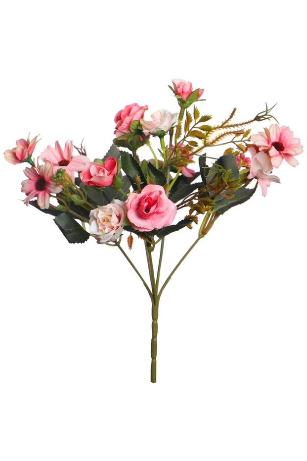 Eternal Blossoms: Artificial Mini Rose Flowers for Timeless Elegance Pink