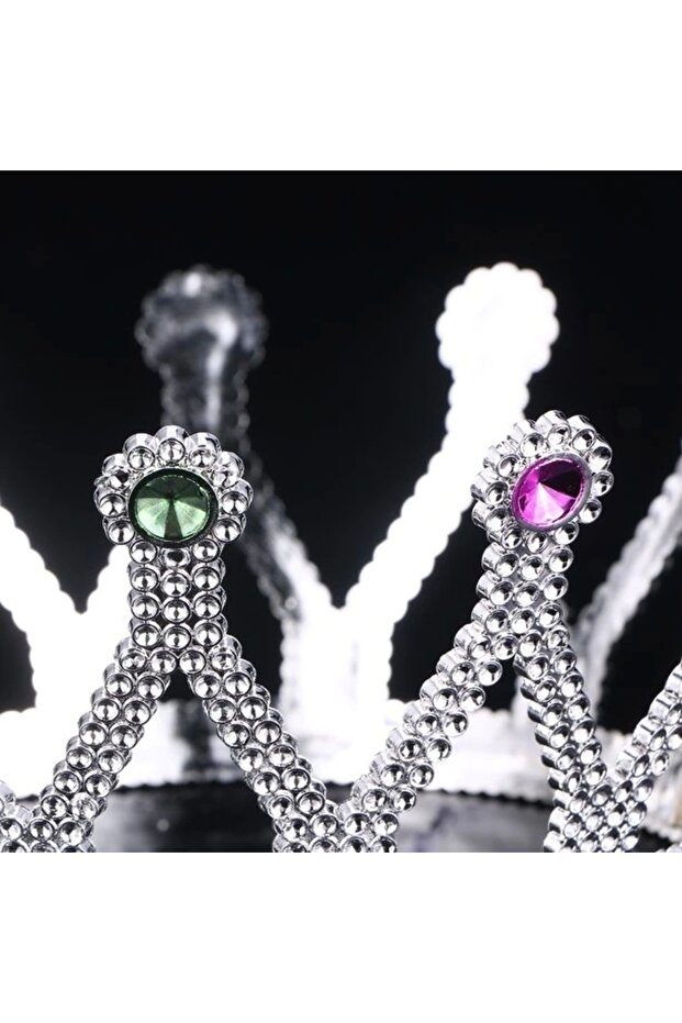 تاج الملكة فضي اللون - 4