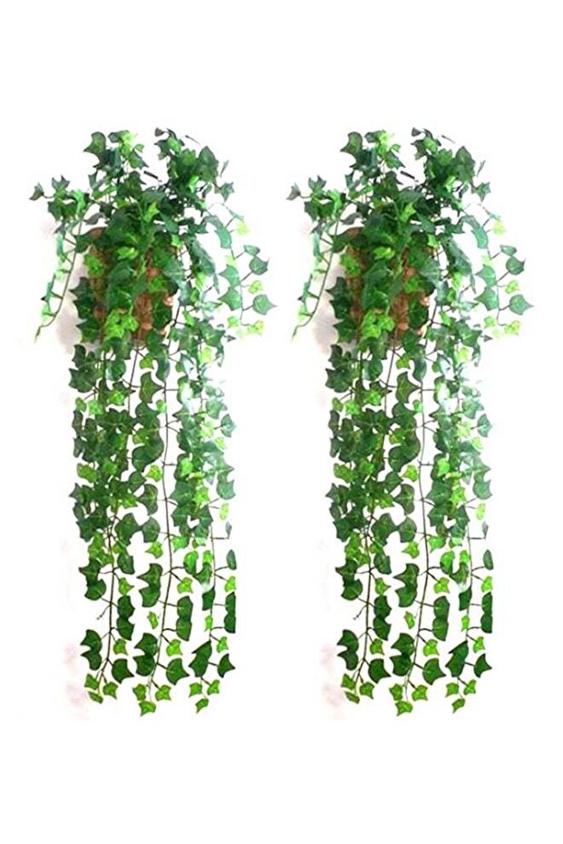 Single Piece Artificial Ivy Leaf Garland Plant Green 2.5cm