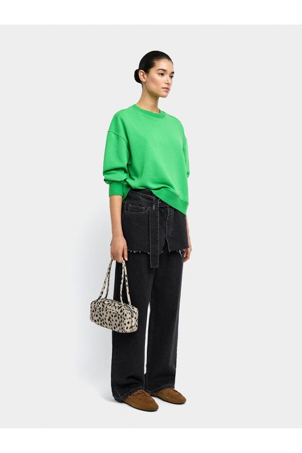 Pamuklu Sweatshirt - 1