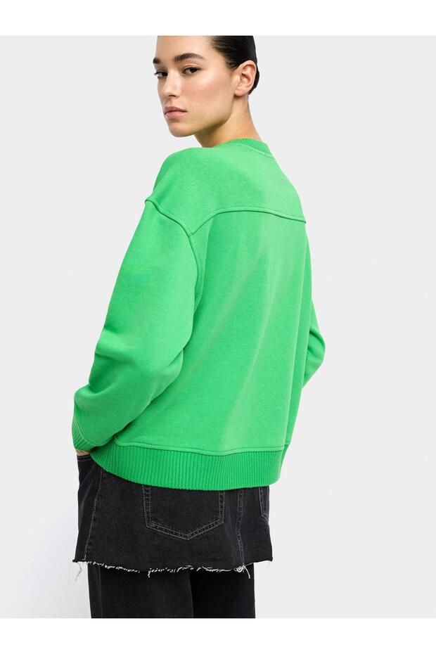 Pamuklu Sweatshirt - 4