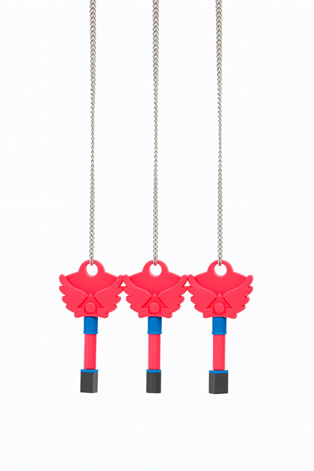 Squid Game 3 Adet Zincirli Anahatar Kolye - 2