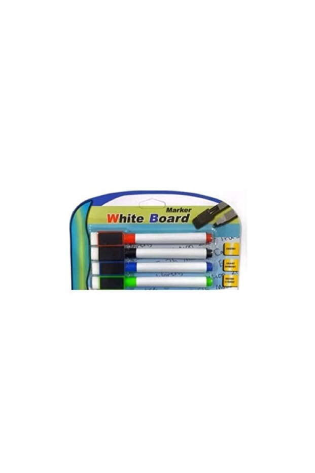 Whiteboard Marker Set 4 Colors for Office, School, and Home Use Premium Quality Whiteboard Markers