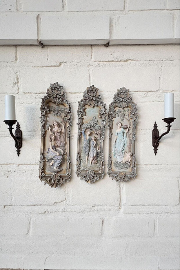 Dekoratif 3'lü pano - 1