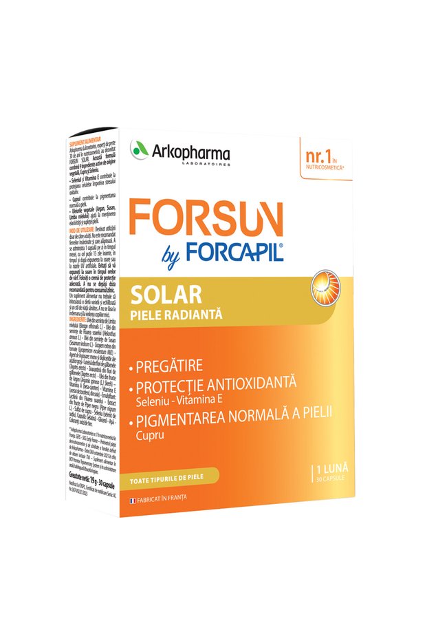 Forsun Solar, 30 capsule, Arkopharma