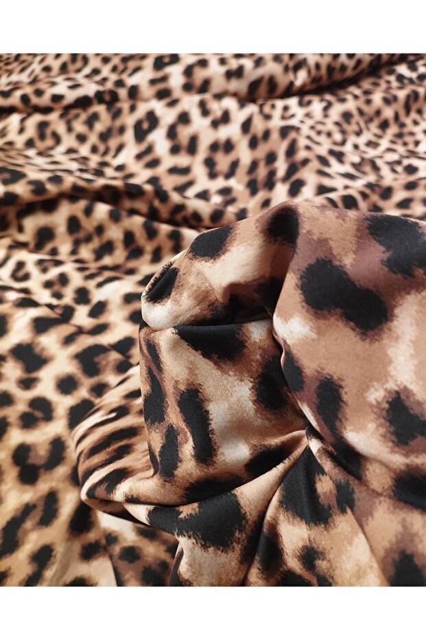 جيرسي بنقشة الفهد (العرض 130 سم × الطول 200 سم) - 2