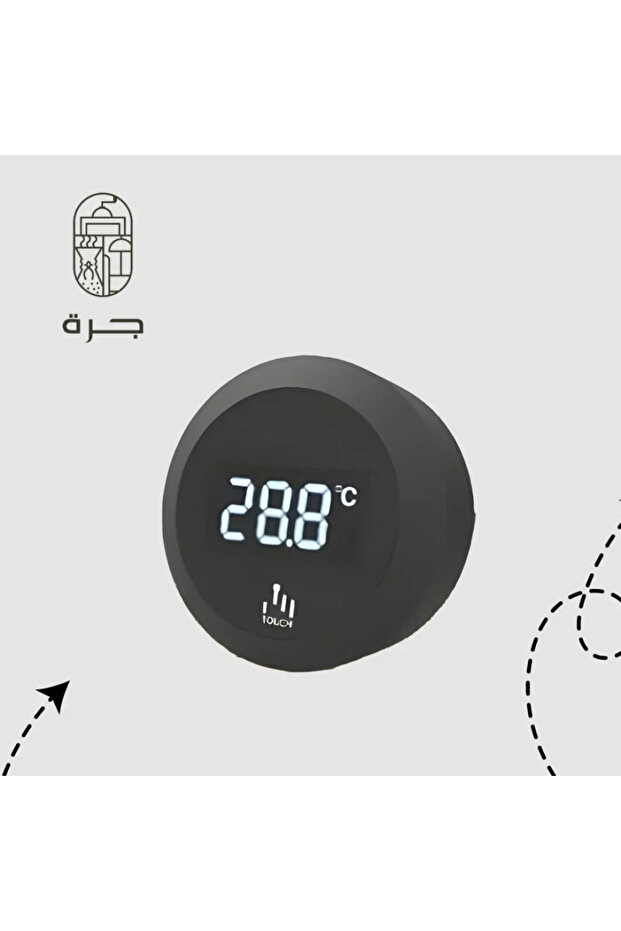 Modern touch screen digital thermometer for quick and accurate temperature measurement suitable for home use from Jar - 1