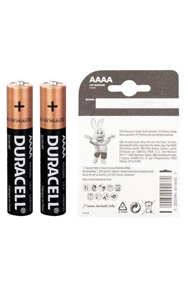 LR8D425 İncenin İncesi AAAA 1.5V Alkalin 2'li Pil - 4