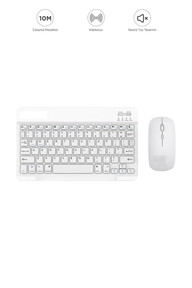 TMK-04 Bluetooht Kablosuz Klavye Mouse Seti - 1