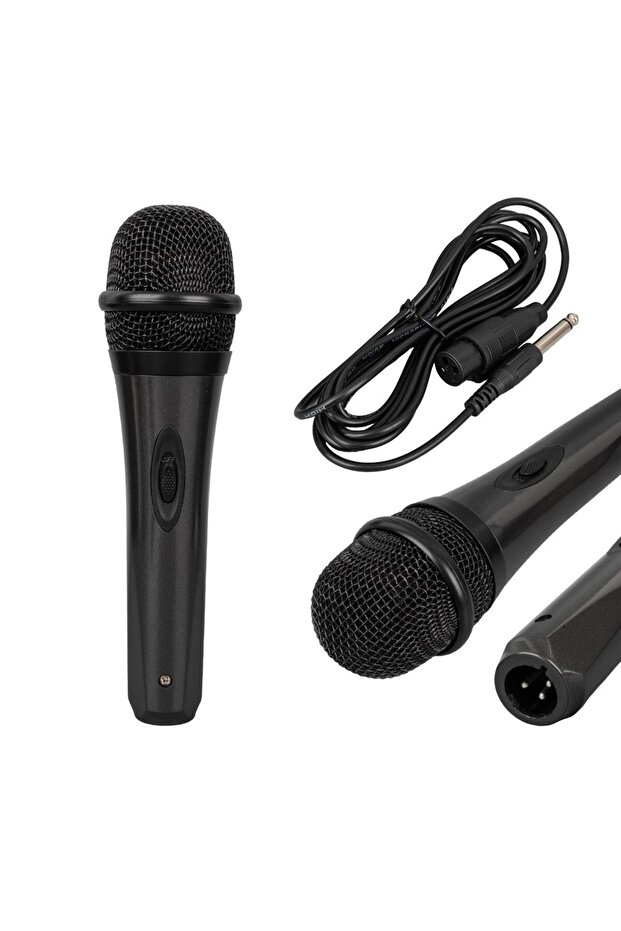 MagicVoice MV-21632 Dinamik Profesyonel EL Mikrofonu 3 Metre Kablolu - 1
