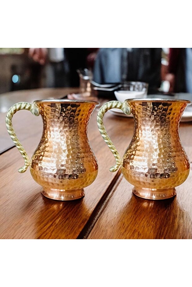 Bakır bardak 2 adet - 1