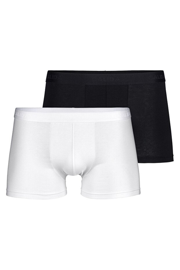 Herren Boxershorts 2er Pack - Evolution, Softbund, einfarbig - 1