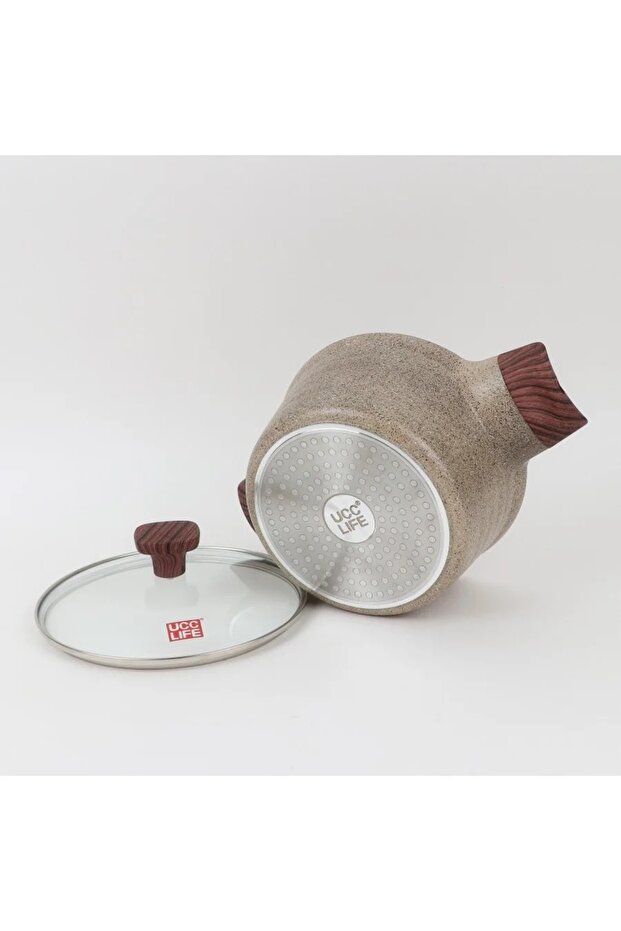 طقم أواني طهي جرانيت بتصميم مميز - 9 قطع - 4